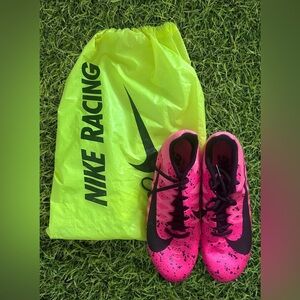 *RARE*NIKE WOMENS ZOOM RIVAL S9 TRACK SPIKES SIZE: 7 WITH BAG & SPIKE WRENCH